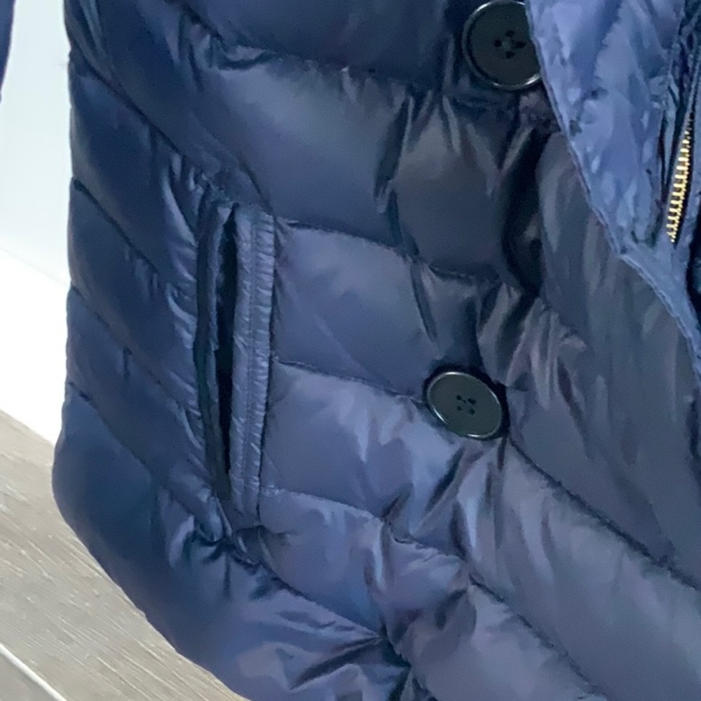 Navy Blue Light Weight Down Jacket - image 4